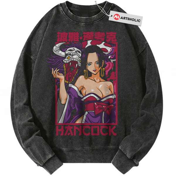 Boa Hancock Sweatshirt, One Piece Sweatshirt, Anime Sweatshirt, Vintage Sweatshirt