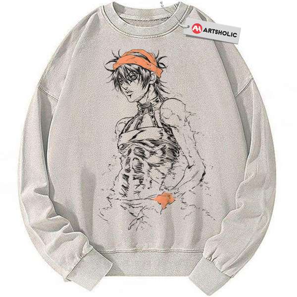 Narancia Ghirga Sweatshirt, JoJo's Bizarre Adventure Sweatshirt, Anime Sweatshirt, Vintage Sweater