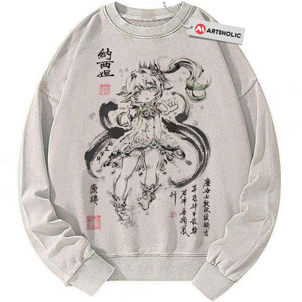 Nahida Sweatshirt, Genshin Impact Sweatshirt, Game Sweatshirt, Vintage Sweater
