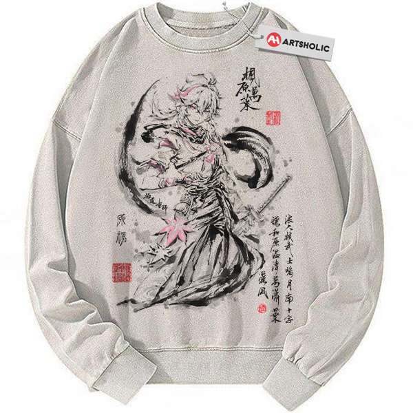 Kaedehara Kazuha Sweatshirt, Genshin Impact Sweatshirt, Game Sweatshirt, Vintage Sweater