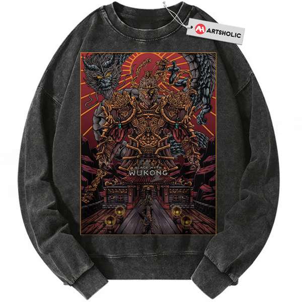 Black Myth: Wukong Sweatshirt, Game Sweatshirt, Vintage Sweater