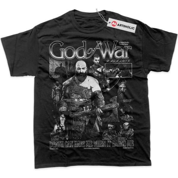 Kratos Shirt, God of War Shirt, Game Shirt, Graphic Tee