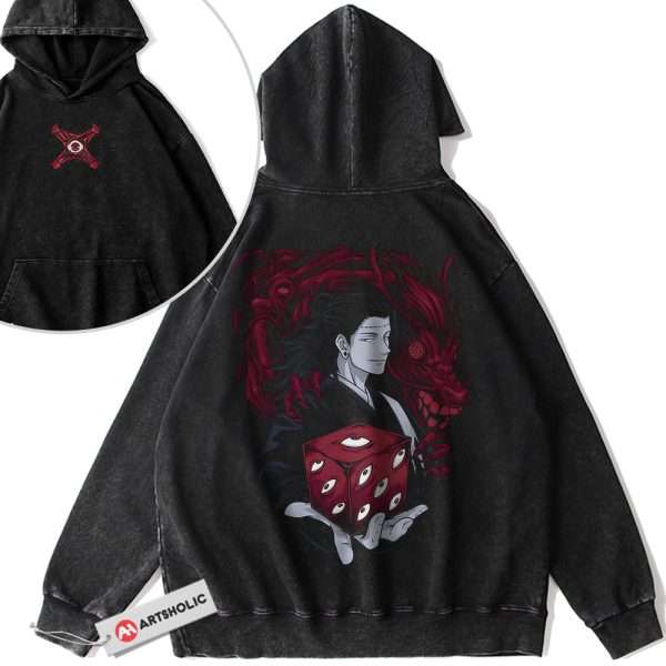 Kenjaku Hoodie, Jujutsu Kaisen Hoodie, Anime Hoodie, Vintage Hoodie 2-Sided