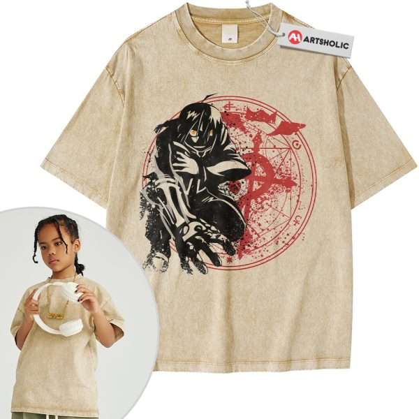 Edward Elric Shirt For Kids, Fullmetal Alchemist Shirt For Kids, Anime Shirt For Kids, Vintage T-Shirt For Kids