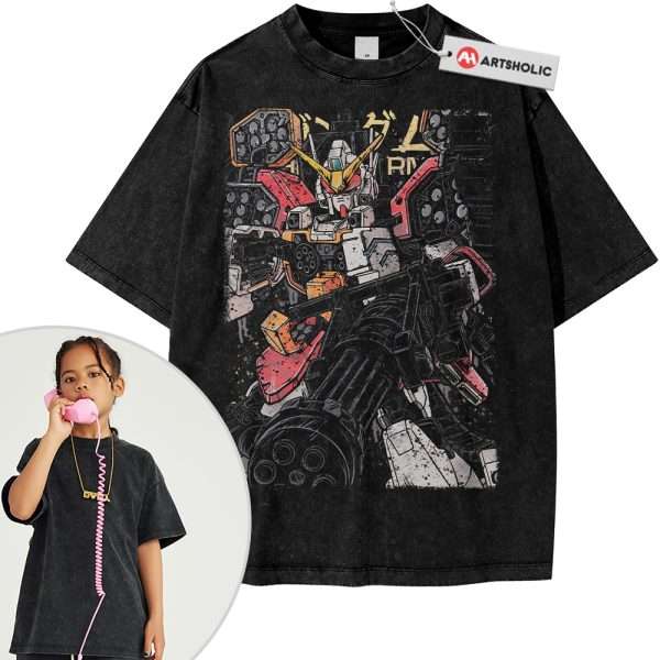 Gundam Tee For Kids, Anime Tee For Kids, Vintage Tee For Kids