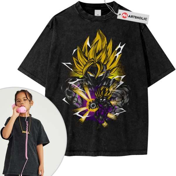 Son Goku Tee For Kids, Son Gohan Tee For Kids, Dragon Ball Z Tee For Kids, DBZ Tee For Kids, Anime Tee For Kids, Vintage Tee For Kids