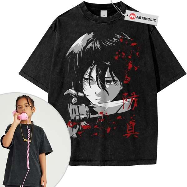 Mikasa Ackerman Tee For Kids, Attack On Titan Tee For Kids, AOT Tee For Kids, Anime Tee For Kids, Vintage Tee For Kids