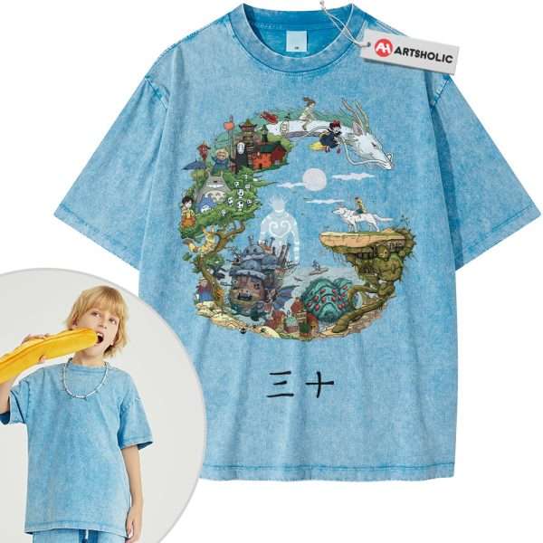 Studio Ghibli Shirt For Kids, Anime Shirt For Kids, Vintage Tee For Kids