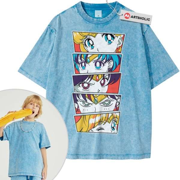 Sailor Moon Shirt For Kids, Anime Shirt For Kids, Vintage T-Shirt For Kids