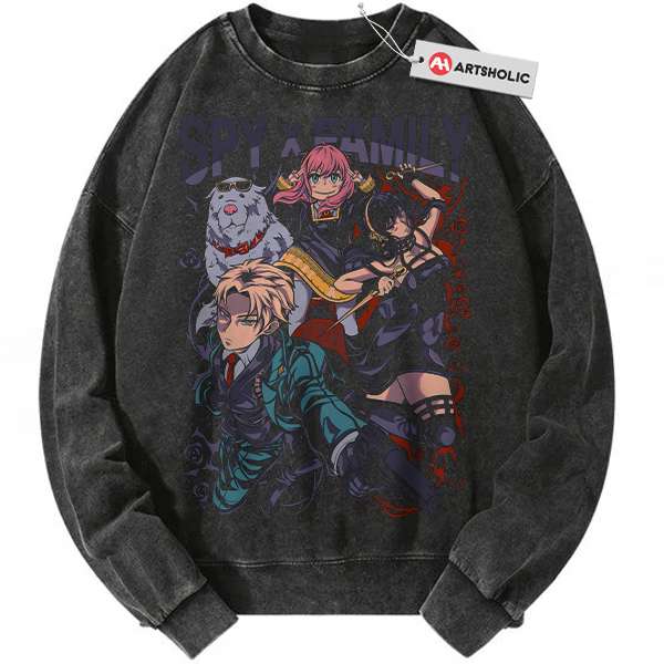Spy x Family Sweatshirt, Anime Sweatshirt, Vintage Sweatshirt