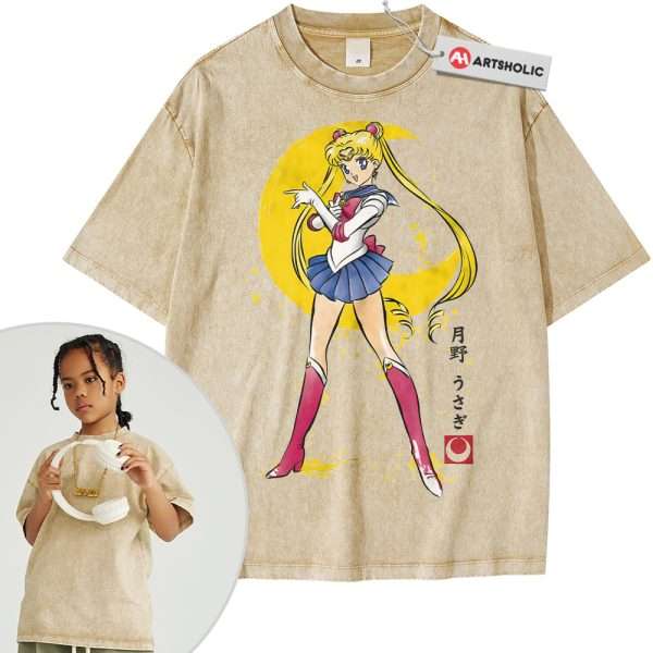 Usagi Tsukino Shirt For Kids, Sailor Moon Shirt For Kids, Anime Shirt For Kids, Vintage Tee For Kids