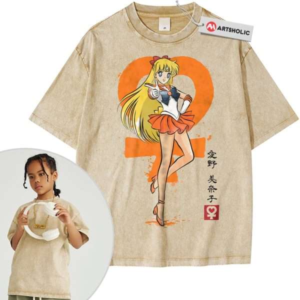 Sailor Venus Shirt For Kids, Sailor Moon Shirt For Kids, Anime Shirt For Kids, Vintage Tee For Kids