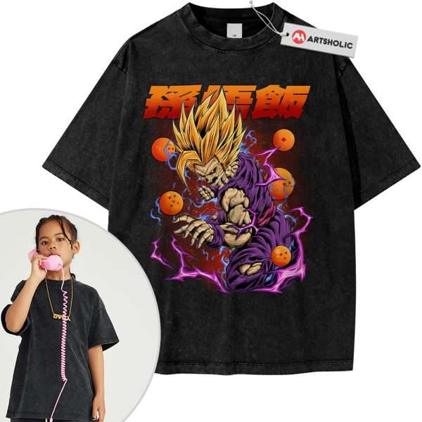 Son Gohan Shirt For Kids, Dragon Ball Z Shirt For Kids, DBZ Shirt For Kids, Anime Shirt For Kids, Vintage Tee For Kids
