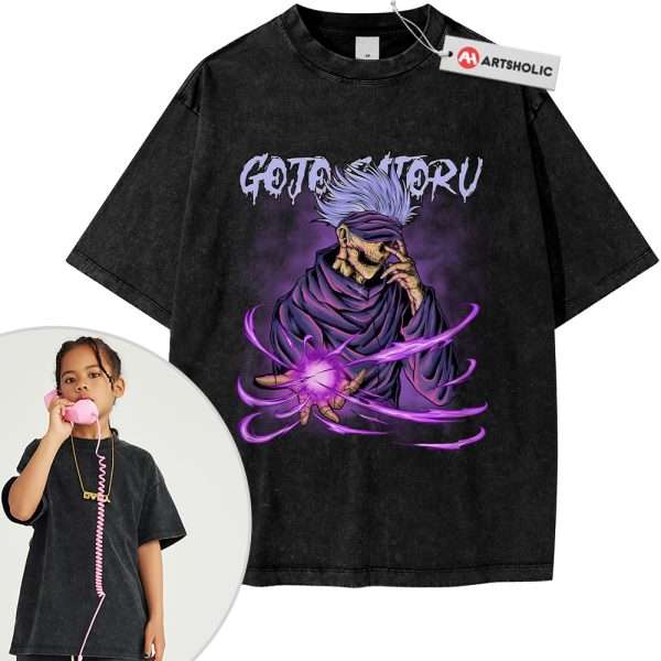 Satoru Gojo Shirt For Kids, Jujutsu Kaisen Shirt For Kids, Anime Shirt For Kids, Vintage Tee For Kids
