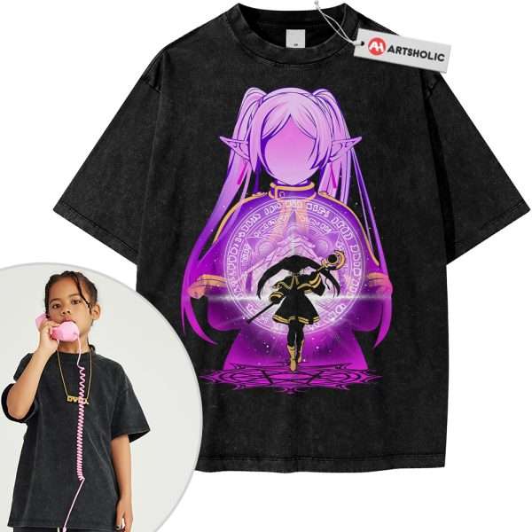 Frieren: Beyond Journey's End Shirt For Kids, Anime Shirt For Kids, Vintage Tee For Kids