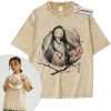 Nezuko Kamado Shirt For Kids, Demon Slayer Shirt For Kids, Anime Shirt For Kids, Vintage Tee For Kids