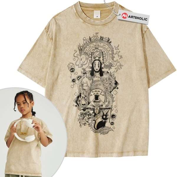 Studio Ghibli Shirt For Kids, Anime Shirt For Kids, Vintage Tee For Kids