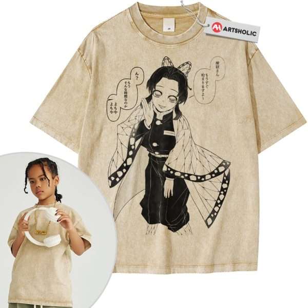 Shinobu Kocho Shirt For Kids, Demon Slayer Shirt For Kids, Anime Shirt For Kids, Vintage Tee For Kids