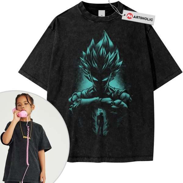 Vegeta Shirt For Kids, Dragon Ball Shirt For Kids, DBZ Shirt For Kids, Anime Shirt For Kids, Vintage Tee For Kids