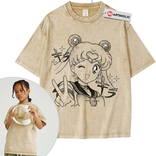 Usagi Tsukino Shirt For Kids, Sailor Moon Shirt For Kids, Anime Shirt For Kids, Vintage T-Shirt For Kids