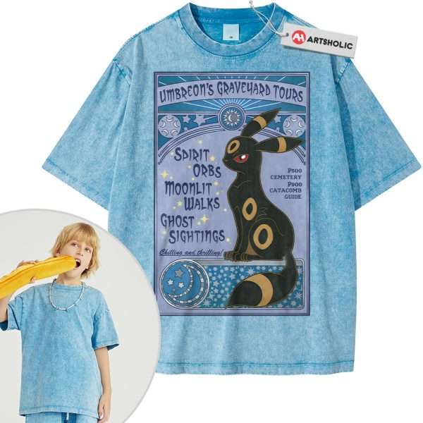 Umbreon Shirt For Kids, Pokemon Shirt For Kids, Anime Shirt For Kids, Vintage Tee For Kids