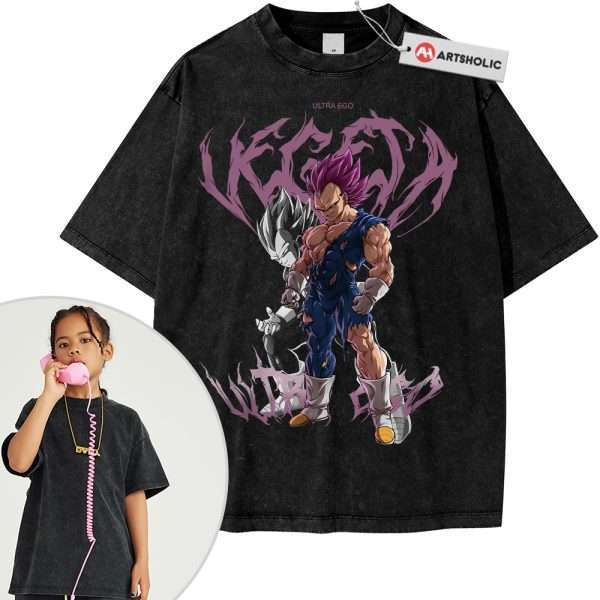 Vegeta Shirt For Kids, Dragon Ball Z Shirt For Kids, Anime Shirt For Kids, Vintage Tee For Kids