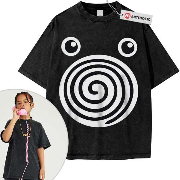 Poliwhirl Shirt For Kids, Pokemon Shirt For Kids, Anime Shirt For Kids, Vintage Tee For Kids