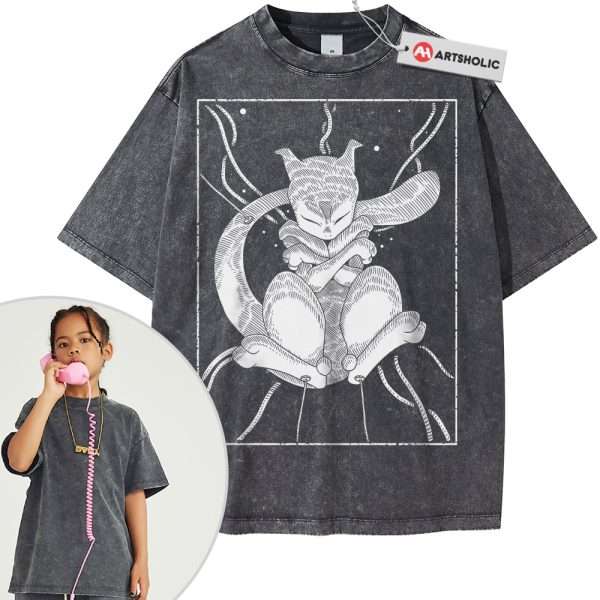 Mewtwo Shirt For Kids, Pokemon Shirt For Kids, Anime Shirt For Kids, Vintage Tee For Kids