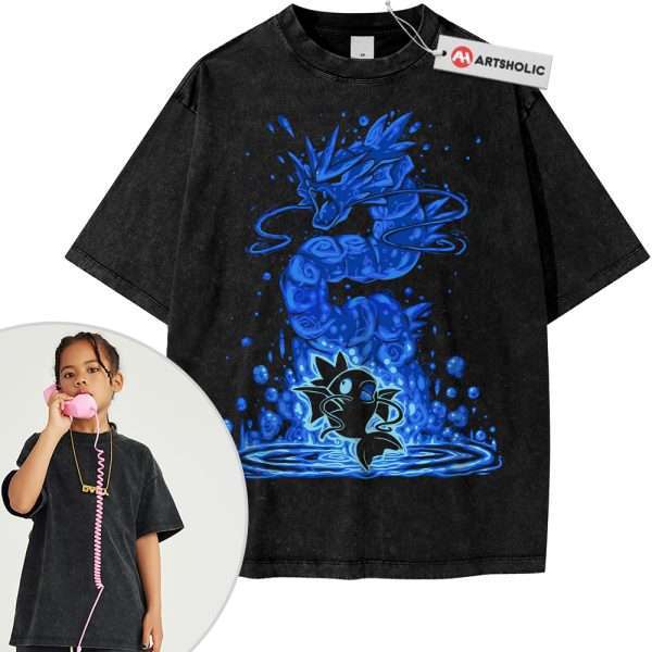 Magikarp Shirt For Kids, Gyarados Shirt For Kids, Pokemon Shirt For Kids, Anime Shirt For Kids, Vintage Tee For Kids
