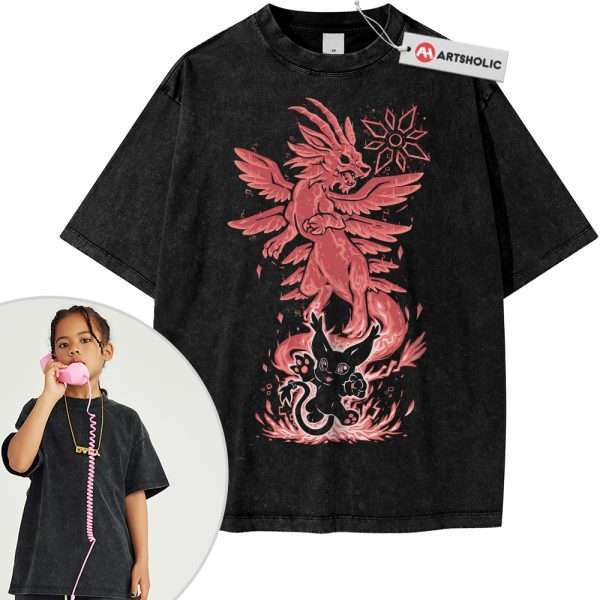 Tailmon Shirt For Kids, Digimon Adventure Shirt For Kids, Anime Shirt For Kids, Vintage T-Shirt For Kids