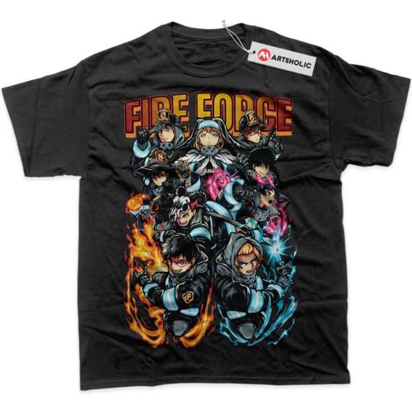 Fire Force Shirt, Anime Shirt, Graphic T-Shirt