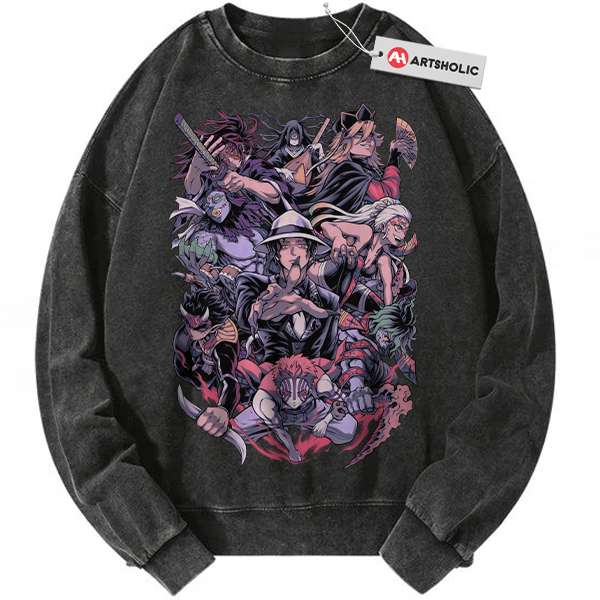 Demon Slayer Sweatshirt, Anime Sweatshirt, Vintage Sweatshirt