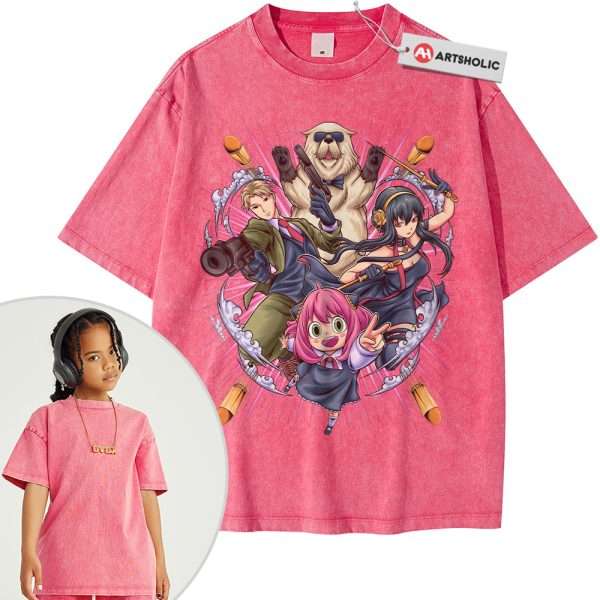 Spy x Family Shirt For Kids, Anime Shirt For Kids, Vintage T-Shirt For Kids