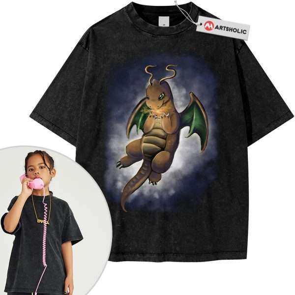 Dragonite Shirt For Kids, Pokemon Shirt For Kids, Anime Shirt For Kids, Vintage T-Shirt For Kids