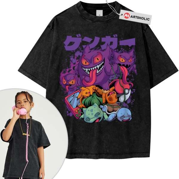 Pokemon Shirt For Kids, Anime Shirt For Kids, Vintage T-Shirt For Kids