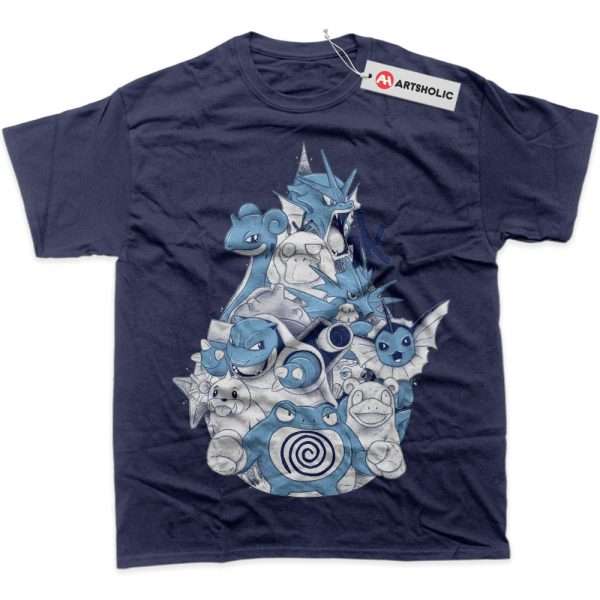 Water Class Pokemon Shirt, Anime Shirt, Graphic T-Shirt