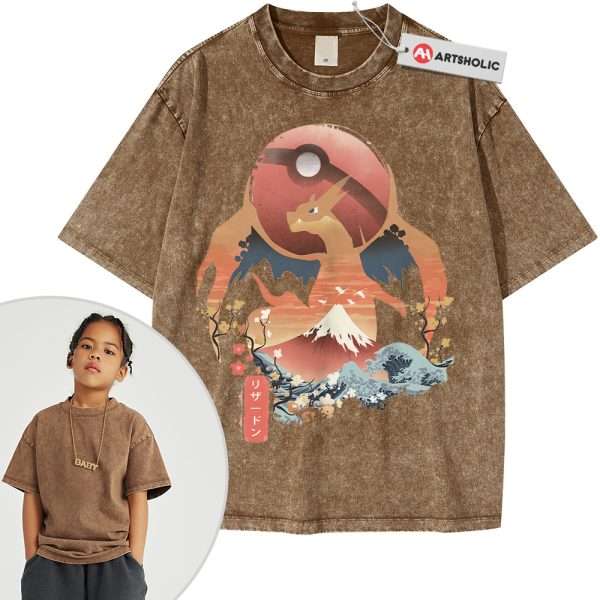 Charizard Shirt For Kids, Pokemon Shirt For Kids, Anime Shirt For Kids, Vintage Tee For Kids