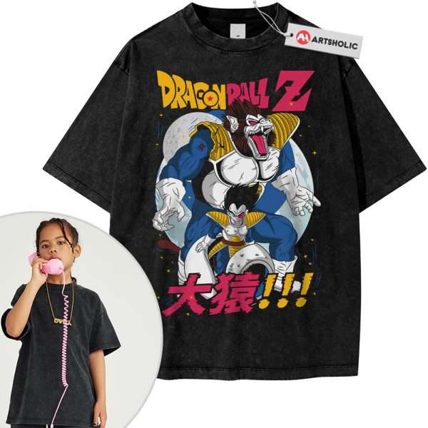 Vegeta Shirt For Kids, Dragon Ball Shirt For Kids, DBZ Shirt For Kids, Anime Shirt For Kids, Vintage Tee For Kids