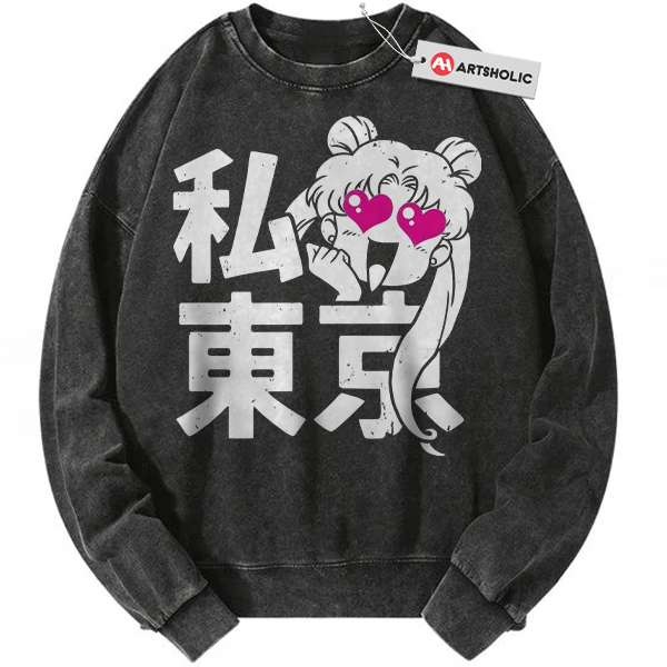 Usagi Tsukino Sweatshirt, Sailor Moon Sweatshirt, Anime Sweatshirt, Vintage Sweatshirt