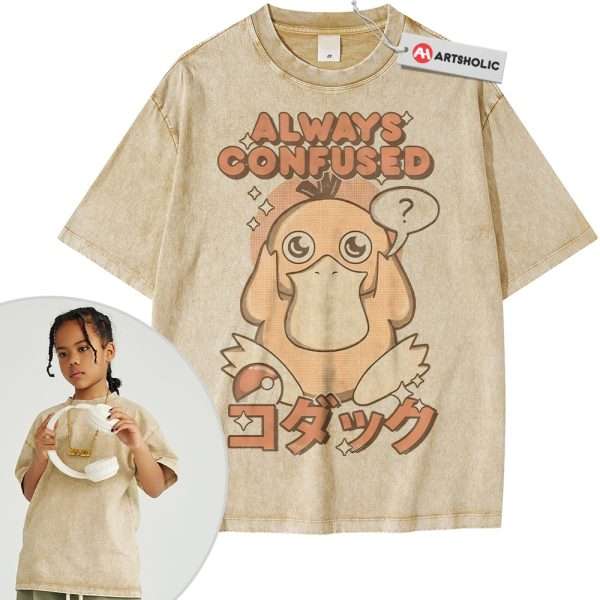 Psyduck Shirt For Kids, Pokemon Shirt For Kids, Anime Shirt For Kids, Vintage Tee For Kids