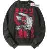 Pochita vs Denji Sweatshirt, Chainsaw Man Sweatshirt, Anime Sweatshirt, Vintage Sweatshirt