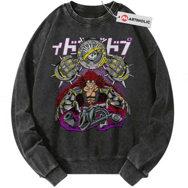 Eustass Kid Sweatshirt, One Piece Sweatshirt, Anime Sweatshirt, Vintage Sweatshirt
