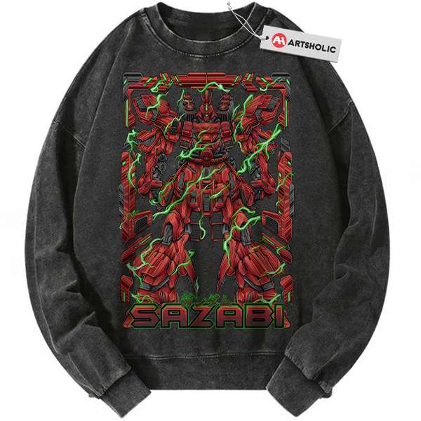 MSN-04 Sazabi Sweatshirt, The Gundam Sweatshirt, Anime Sweatshirt, Vintage Sweatshirt