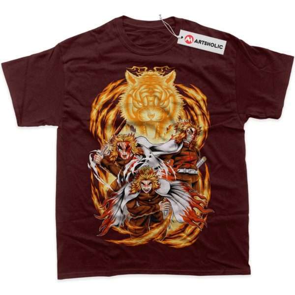 Kyojuro Rengoku Shirt, Demon Slayer Shirt, Anime Shirt, Graphic T-Shirt