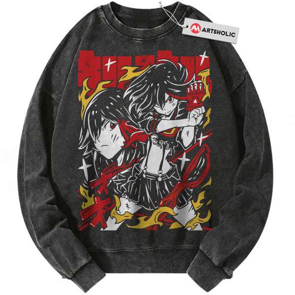 Ryuko Matoi Sweatshirt, Kill la Kill Sweatshirt, Anime Sweatshirt, Vintage Sweatshirt