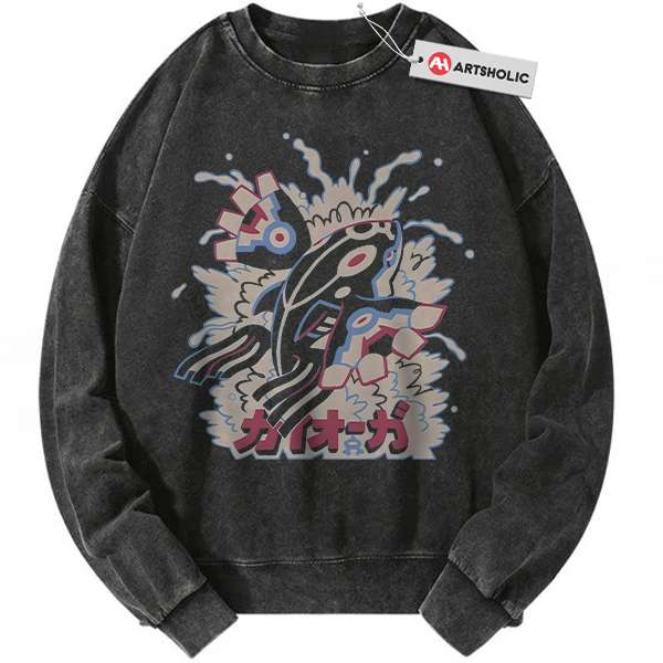 Kyogre Sweatshirt, Pokemon Sweatshirt, Anime Sweatshirt, Vintage Sweatshirt