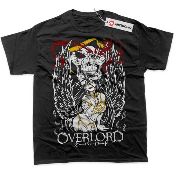 Ainz Ooal Gown vs Albedo Shirt, Overlord Shirt, Anime Shirt, Graphic T-Shirt