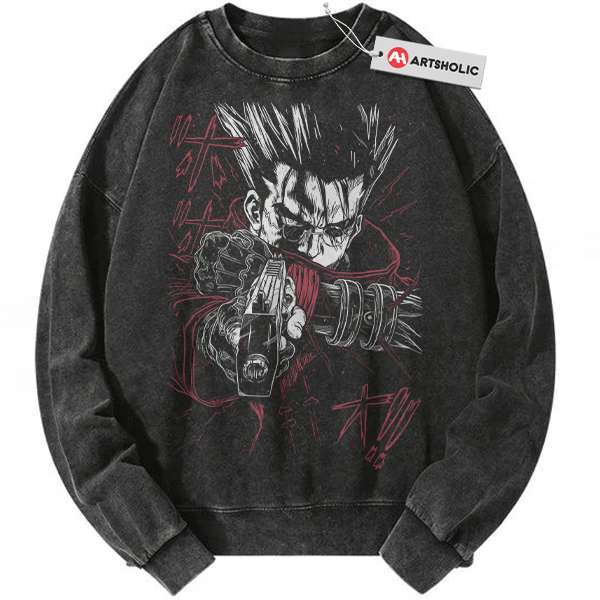 Vash the Stampede Sweatshirt, Trigun Sweatshirt, Anime Sweatshirt, Vintage Sweatshirt
