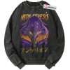 Unit-01 Sweatshirt, Neon Genesis Evangelion Sweatshirt, Anime Sweatshirt, Vintage Sweatshirt