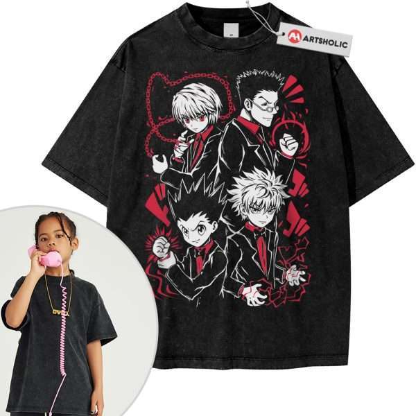 Hunter x Hunter Shirt For Kids, HxH Shirt For Kids, Anime Shirt For Kids, Vintage T-Shirt For Kids